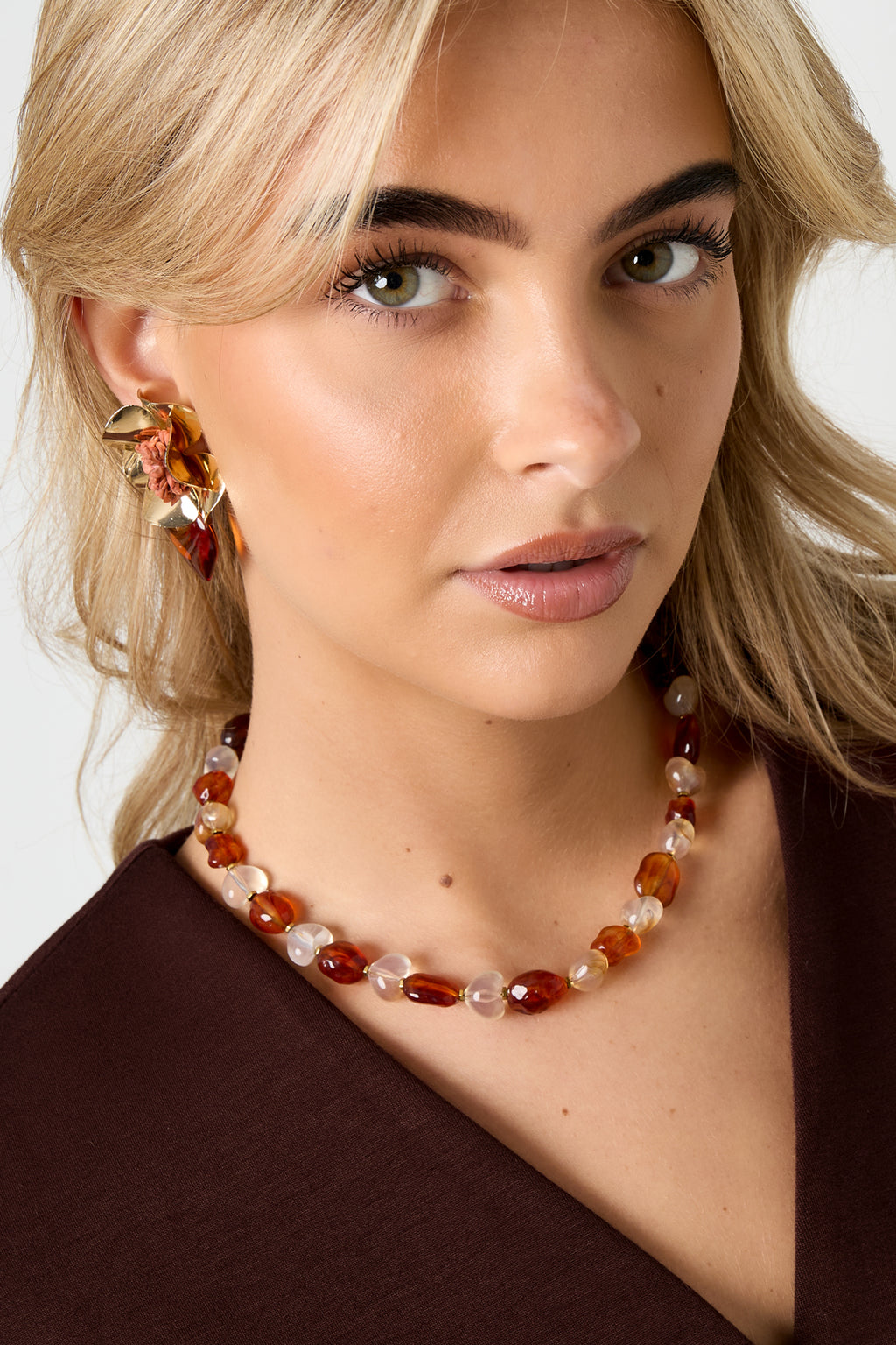 Acrylic Beaded Necklaces Beads Casual Daily Simple Series Women's jewelry