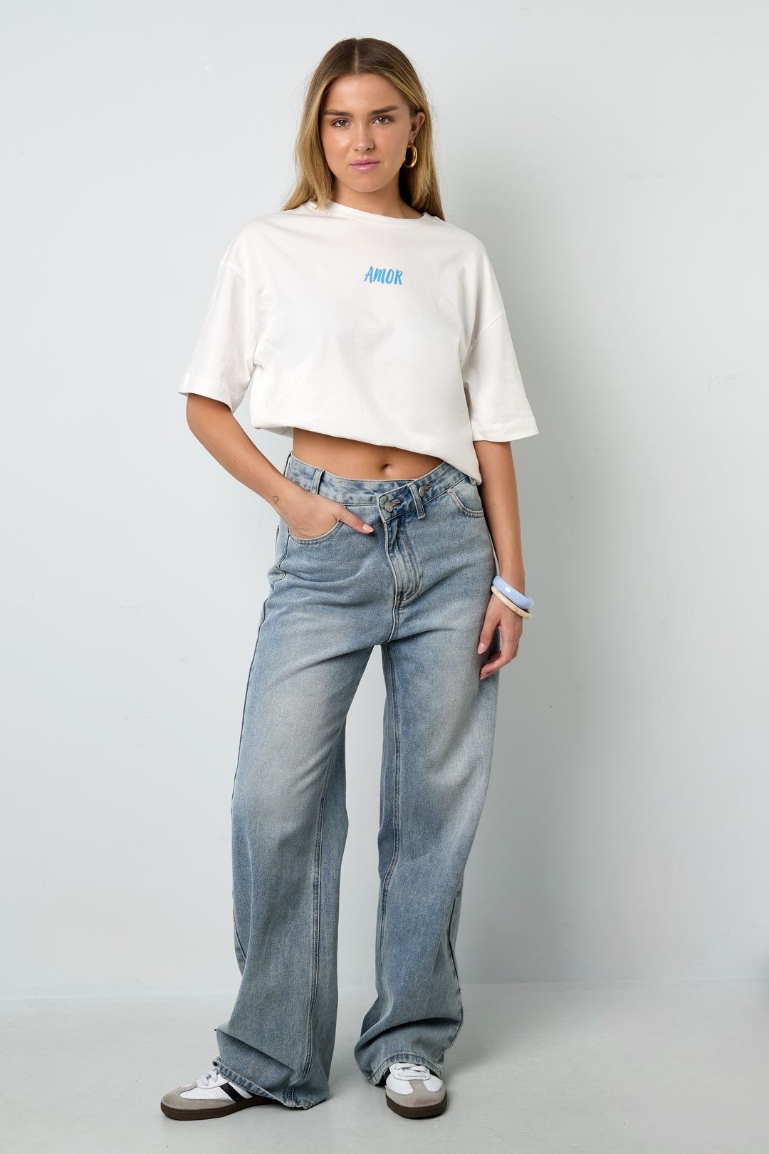 Amor por el mar oversized tee
